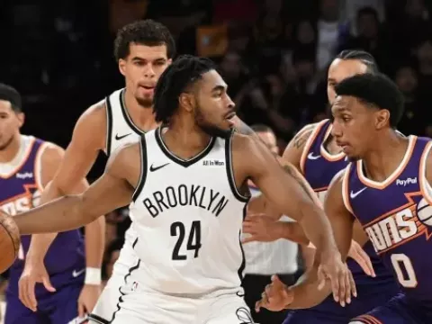 【全场回放】 篮网vs太阳 (杨健、周琦、刘家成)