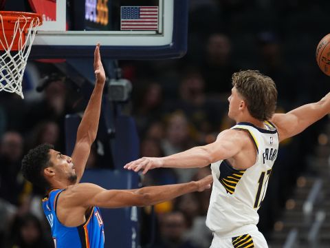 雷霆101-116步行者 步行者七人上双复仇雷霆队