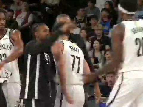 NBA中国赛：篮网vs太阳第2节英文原声回放