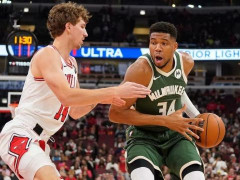 NBA回放全场录像高清：季前赛雄鹿vs公牛（10月13日）字母哥复出轰13+10
