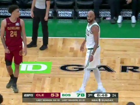 NBA季前赛：骑士vs凯尔特人第3节中文解说回放