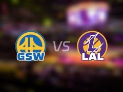 勇士vs湖人全场录像回放-NBA季前赛(2025年10月13日)