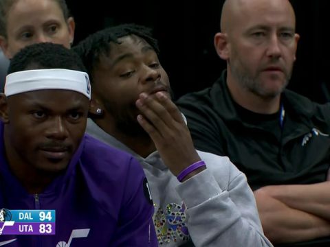 NBA季前赛：独行侠vs爵士第4节中文解说回放