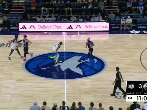 广州龙狮vs森林狼第1节英文原声回放