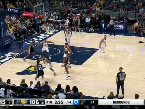 NBA季前赛：马刺vs步行者第4节中文解说回放