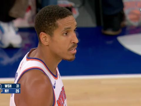 NBA季前赛：奇才vs尼克斯第1节英文原声回放