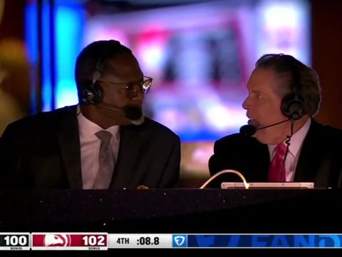 NBA季前赛：热火vs老鹰英文原声全场回放