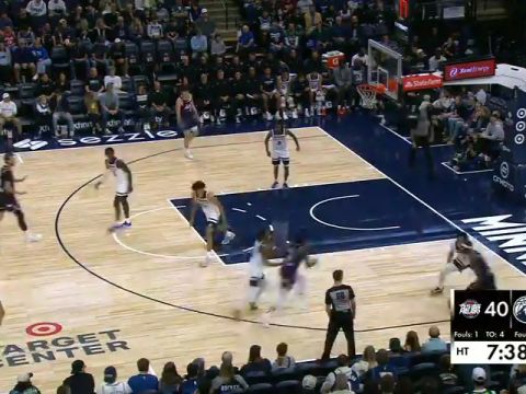 广州龙狮vs森林狼第3节英文原声回放