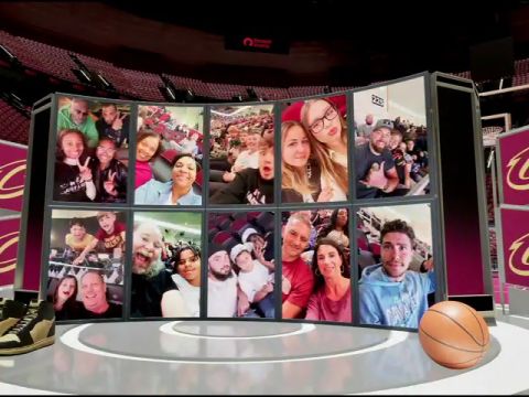 NBA季前赛：活塞vs骑士第3节英文原声回放