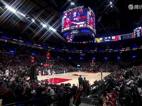 NBA季前赛：勇士vs开拓者二路徐静雨解说全场回放