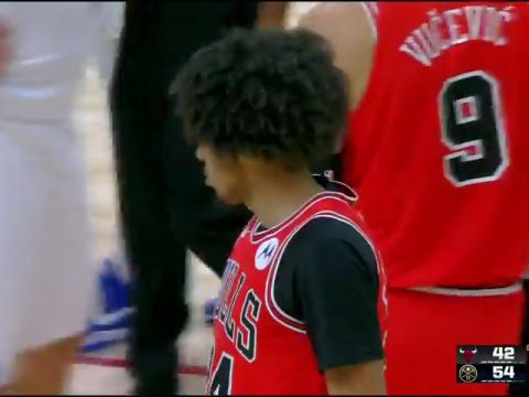 NBA季前赛：公牛vs掘金第2节中文解说回放