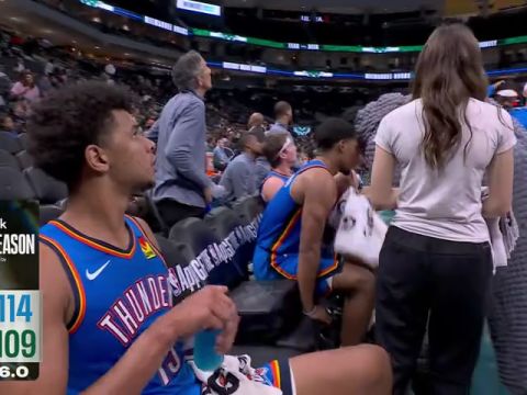 NBA季前赛：雷霆vs雄鹿第4节中文解说回放