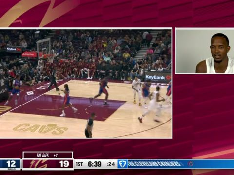 NBA季前赛：活塞vs骑士中文解说全场回放