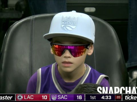 NBA季前赛：快船vs国王第1节中文解说回放