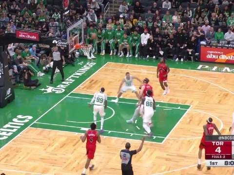 [微博全场集锦]🏀季前赛-怀特33+9+6+4帽 布朗伤退 蒂尔曼绝杀 绿军险胜猛龙