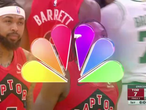 NBA季前赛：猛龙vs凯尔特人第1节英文原声回放