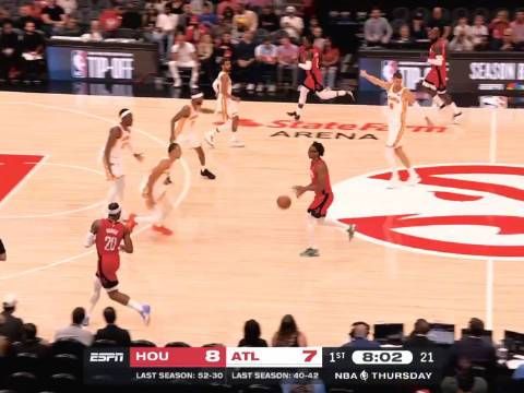 [微博全场集锦]🏀谢泼德29+6+6+4断 奥科吉28分 波津23+13 残阵火箭力克老鹰