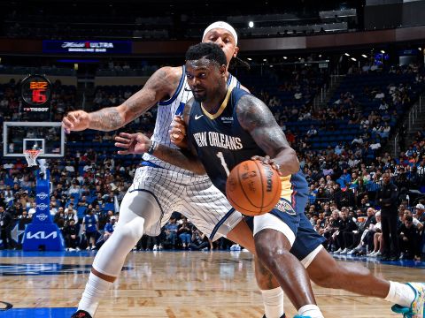 锡安vs魔术集锦 频频飞天轻取18+5+6数据全面