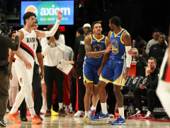 NBA官方处罚!库明加因接触裁判被罚3.5万,收球时右脚踝被阿夫迪亚绊到旧伤成失控主因