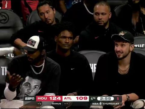 NBA季前赛：火箭vs老鹰英文原声全场回放