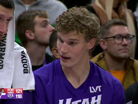 NBA季前赛：开拓者vs爵士第4节中文解说回放