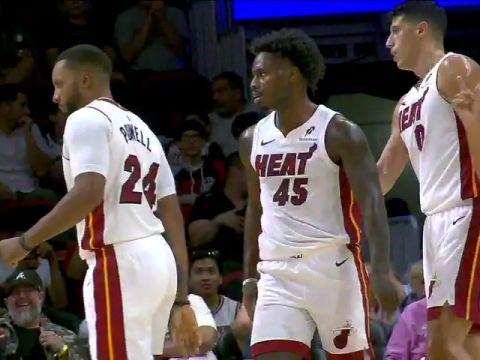 NBA季前赛:灰熊vs热火英文原声全场回放
