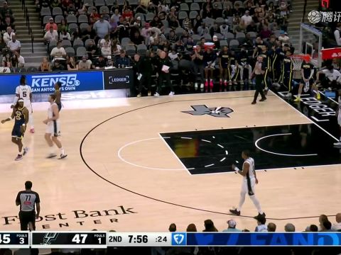 NBA季前赛:步行者vs马刺中文解说全场回放