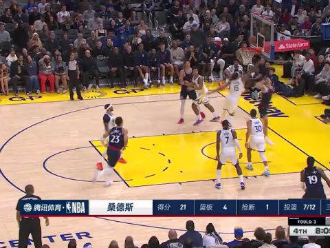 NBA季前赛:快船vs勇士第4节中文解说回放