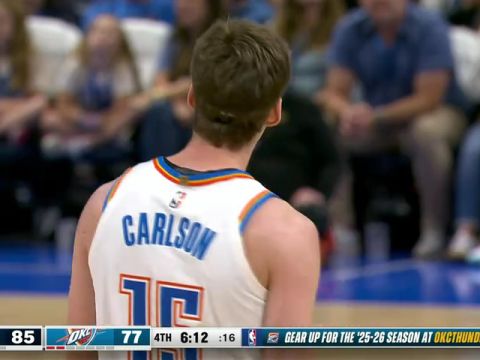 NBA季前赛:掘金vs雷霆第4节中文解说回放