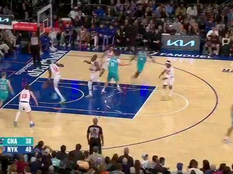 NBA季前赛:黄蜂vs尼克斯英文原声全场回放
