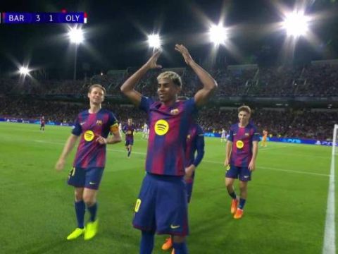 [进球视频]巴萨3-1领先！拉什福德被门将扑倒造点，亚马尔主罚命中