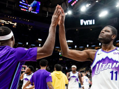 nba直播在线观看高清直播:常规赛快船vs爵士(10.23)小卡出战 科林斯战旧主