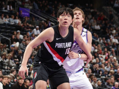 杨瀚森常规赛首秀！NBA常规赛开拓者VS森林狼 爱德华兹出战