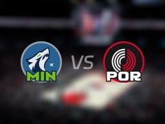 NBA常规赛:森林狼vs开拓者录像回放(2025年10月23日)