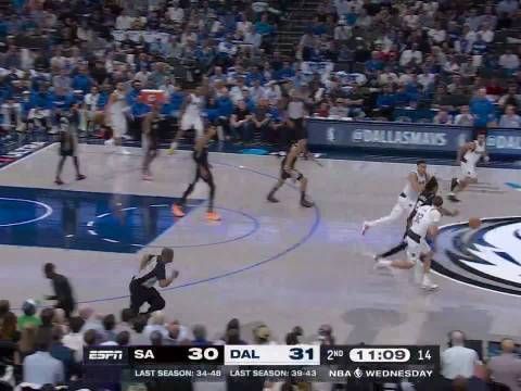 微博全场集锦]🏀状元对决！文班40+15 浓眉22+13 弗拉格10+10 马刺大胜独行侠