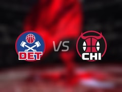 NBA常规赛:公牛半场领先活塞15分,斯图尔特得到15分,武切维奇得到20分