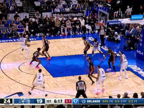 NBA常规赛:热火vs魔术中文解说全场回放