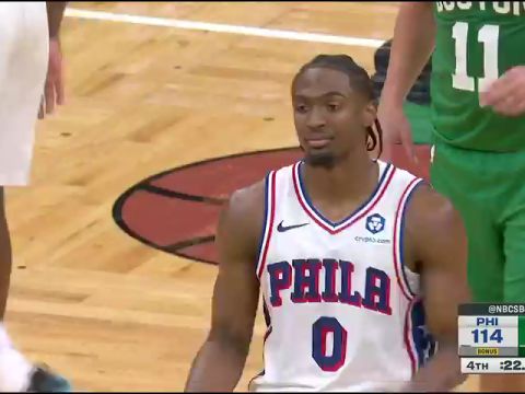 NBA常规赛:76人vs凯尔特人英文原声全场回放