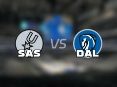 NBA常规赛:次节战罢,马刺以60-51领先独行侠,科内特2+2+2