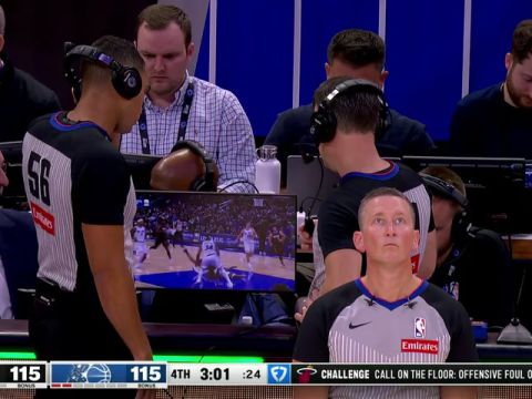 NBA常规赛:热火vs魔术第4节英文原声回放