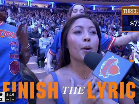 NBA常规赛：骑士vs尼克斯第3节英文原声回放