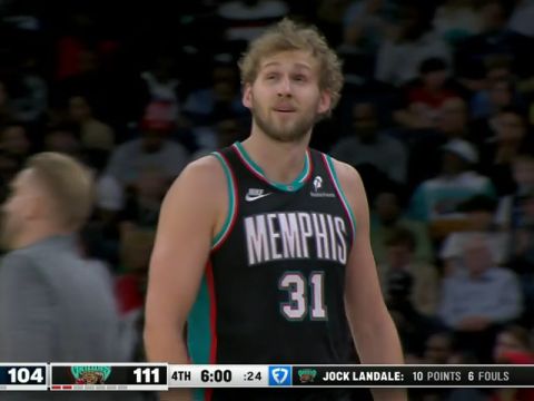 NBA常规赛：鹈鹕vs灰熊第4节英文原声回放