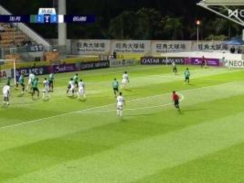 [进球视频]扳回一城！柏杨头球破门，国安1-2大埔
