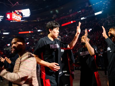 森林狼vs开拓者精华回放 杨瀚森首秀2分1板华子41分森林狼拿下开门红