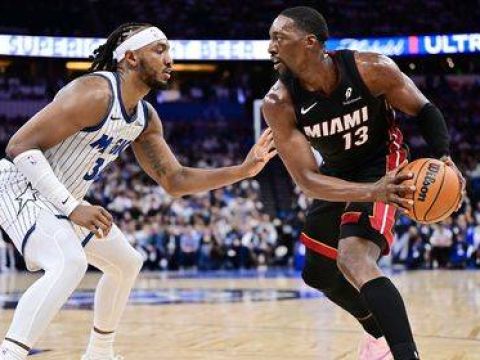 [腾讯全场集锦]🏀贝恩首秀23分 鲍威尔首秀28+9 魔术3人20+险胜热火
