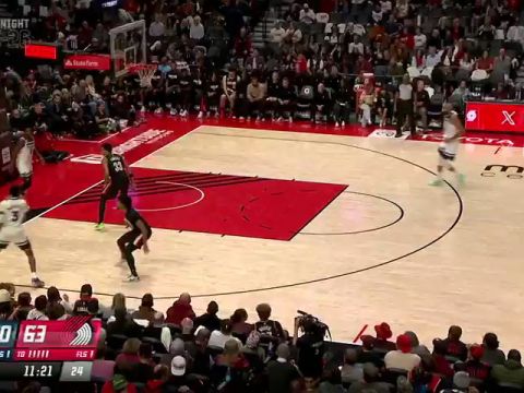 森林狼vs开拓者第3节中文解说回放