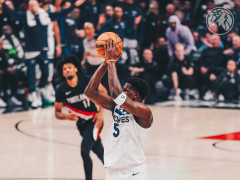 NBA回放全场录像高清:常规赛森林狼vs开拓者(10月23日)杨瀚森首秀2分开拓者落败!
