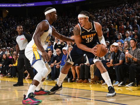 掘金vs勇士精华回放 戈登空砍50分勇士鏖战加时赛主场击败掘金