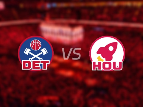 活塞vs火箭:半场结束,活塞63-56火箭,杜兰特得到15分