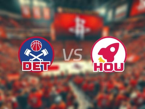 活塞vs火箭:半场结束,活塞63-56火箭,杜兰特得到15分